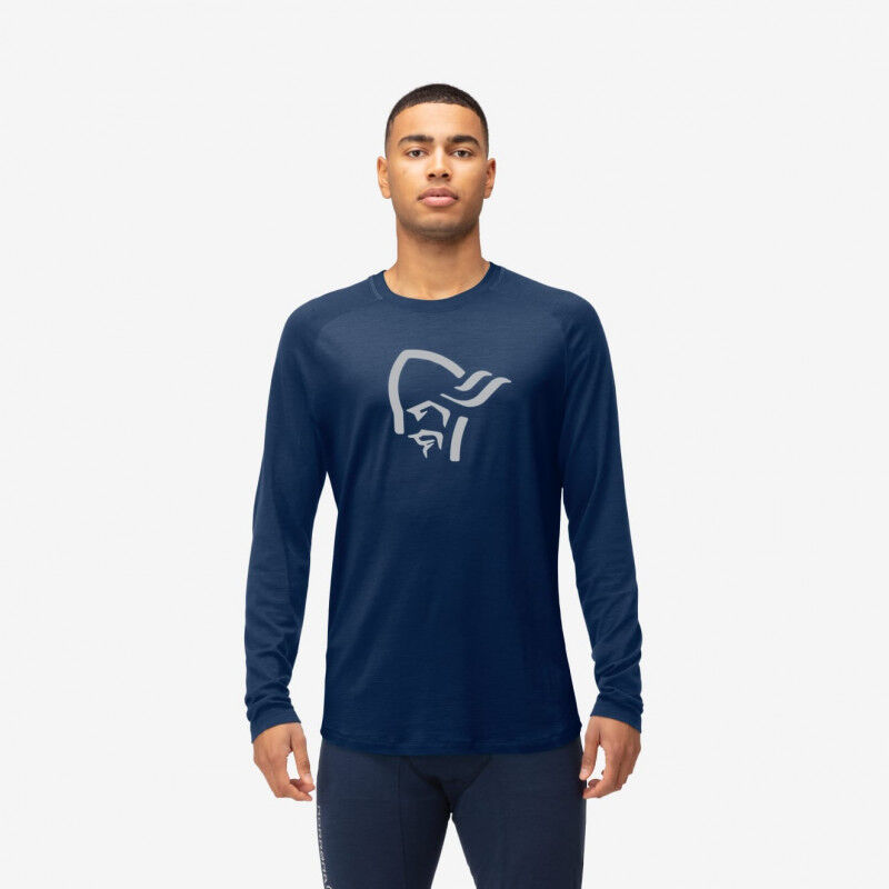 Norrona PureUll Long Sleeve - Merino base layer - Men's | Hardloop
