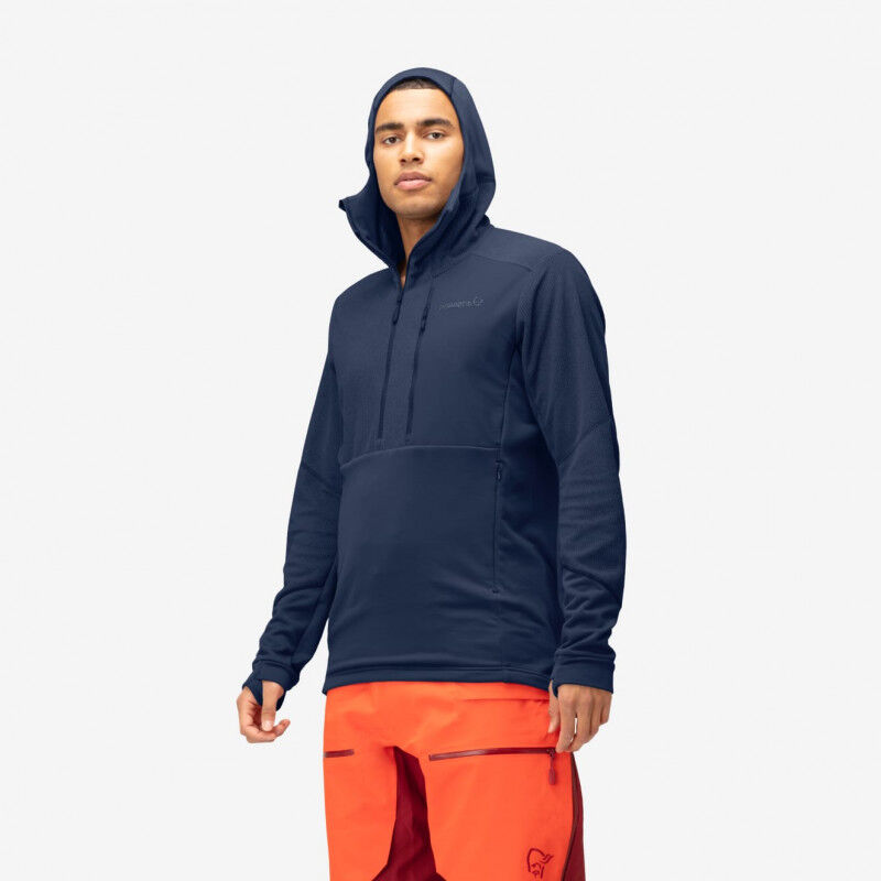 lofoten Thermal Pro Hood ノローナ　フリース Norrona lofoten Thermal Pro Hood Pullover Men - Winter Twig