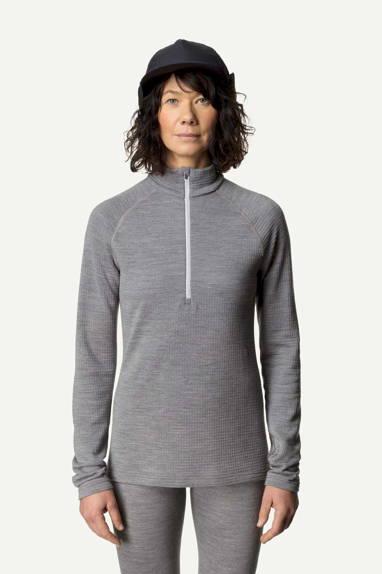 Houdini Sportswear Desoli Thermal Half Zip - Bielizna z wełny Merino® damska | Hardloop