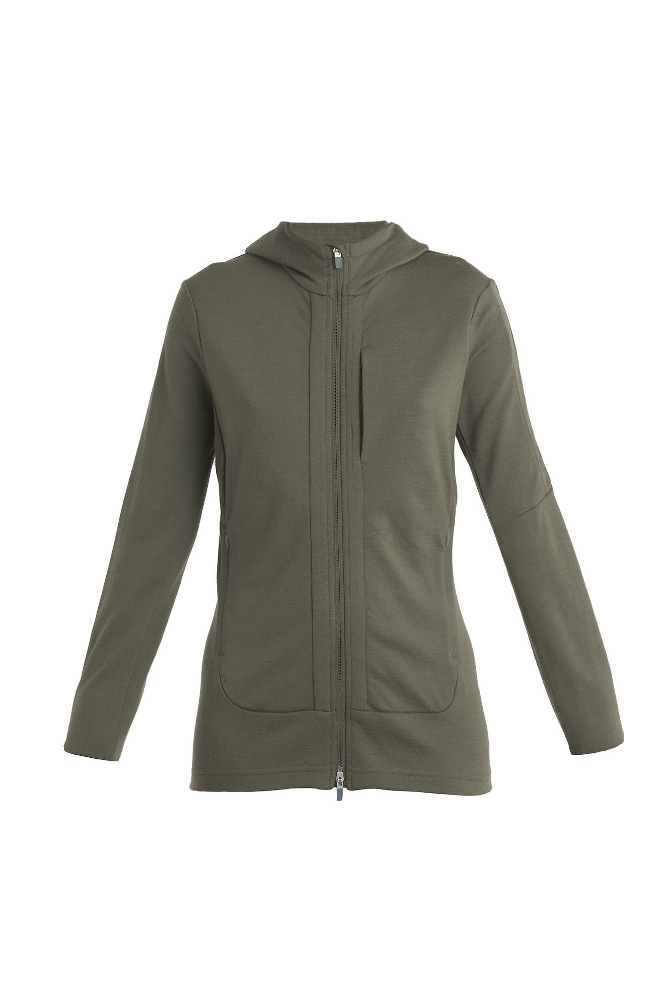 Klimaanlæg Lejlighedsvis Teknologi Icebreaker Quantum III LS Zip Hood - Merino Fleecejakke Damer I Hardloop Klimaanlæg Lejlighedsvis Teknologi Icebreaker Quantum III LS Zip Hood - Merino Fleecejakke Damer I Hardloop