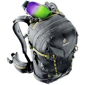 Sac à Dos De Ski Deuter Freerider 30 - Léger, Système Dorsal LiteSnow, Porte-skis, Piolets, Compartiment Avalanche
