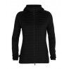Icebreaker ZoneKnit Insulated LS Zip Hoodie - Giacca in pile di merino - Donna I Hardloop