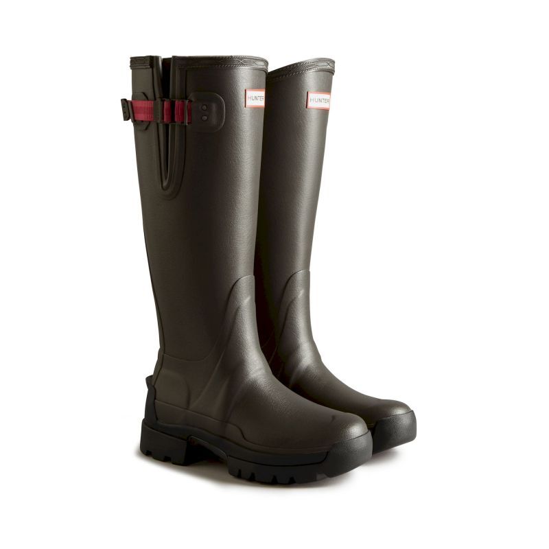 ハンター HUNTER Women Ref tall Stud Back Boot （BLACK