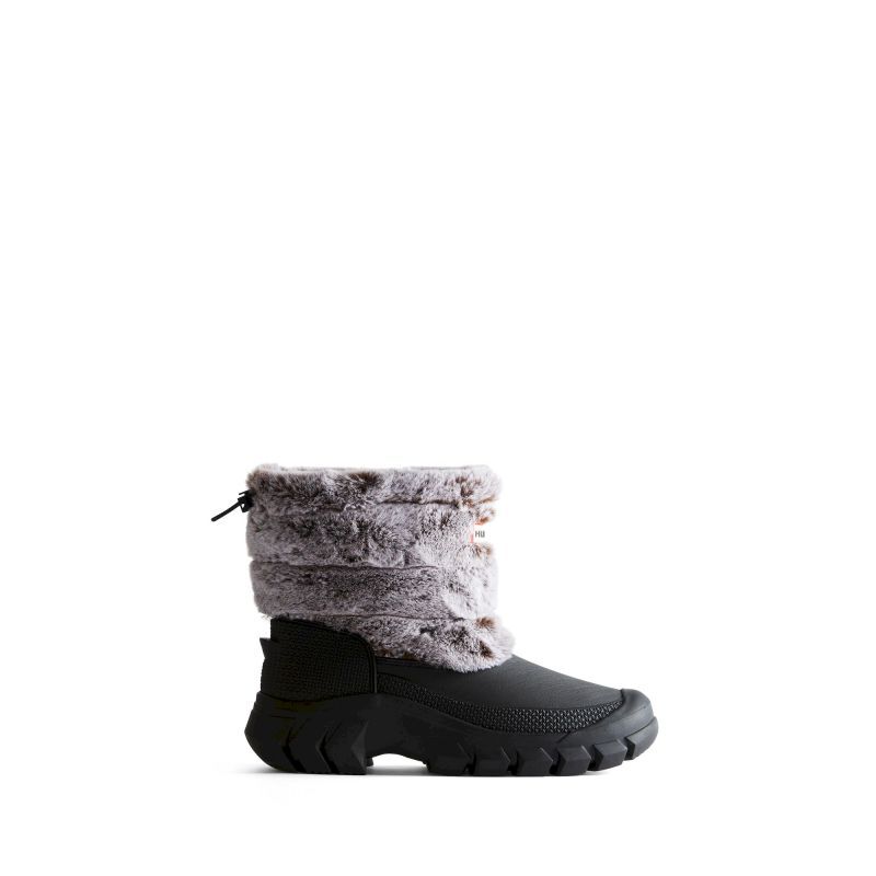 Hunter faux fur snow boots best sale