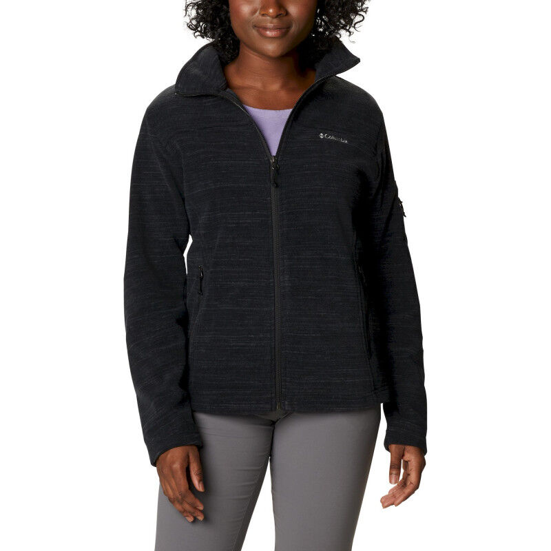 columbia women's long fleece jacket