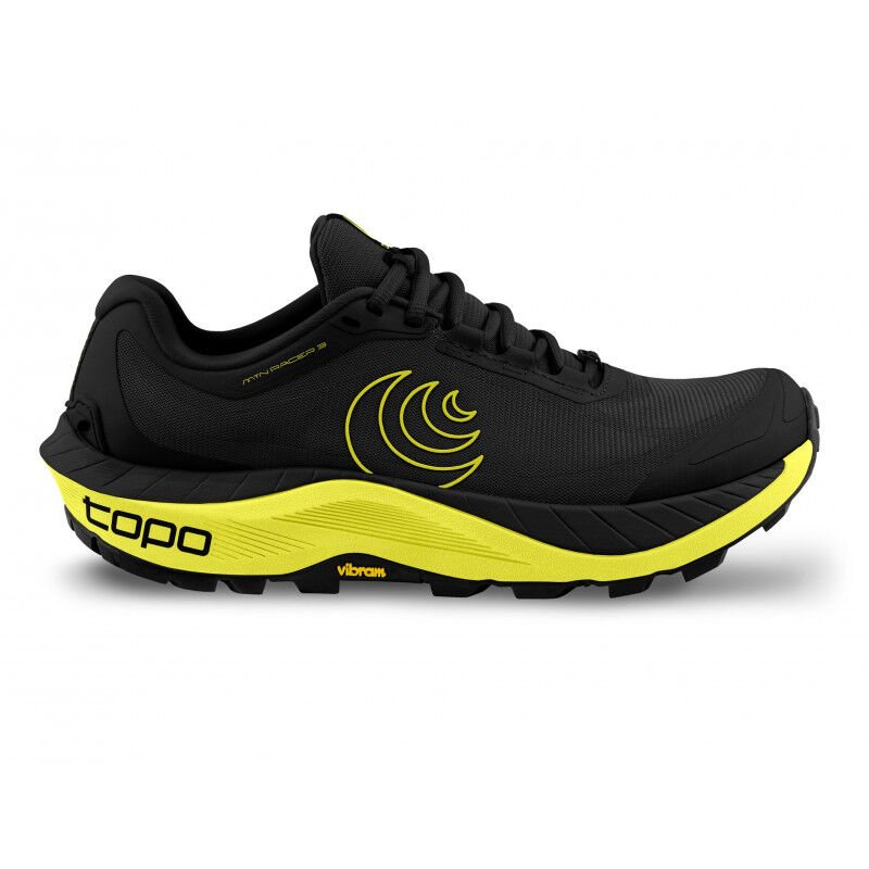 Topo Athletic MTN Racer 3 Chaussures Trail Hommes Black/Lime - Running Technique