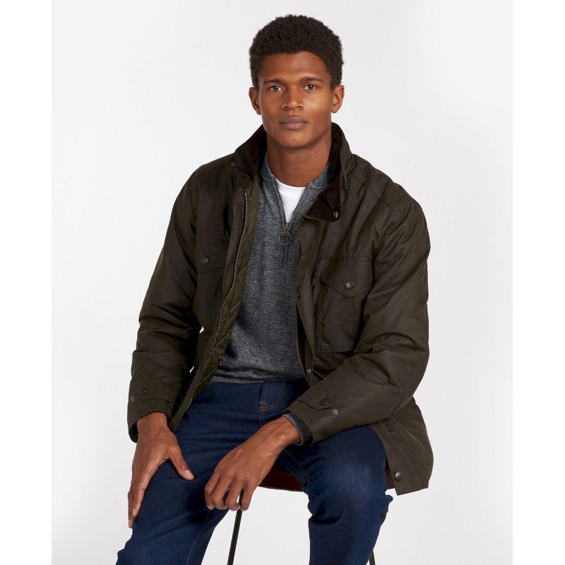 Men wax jacket online