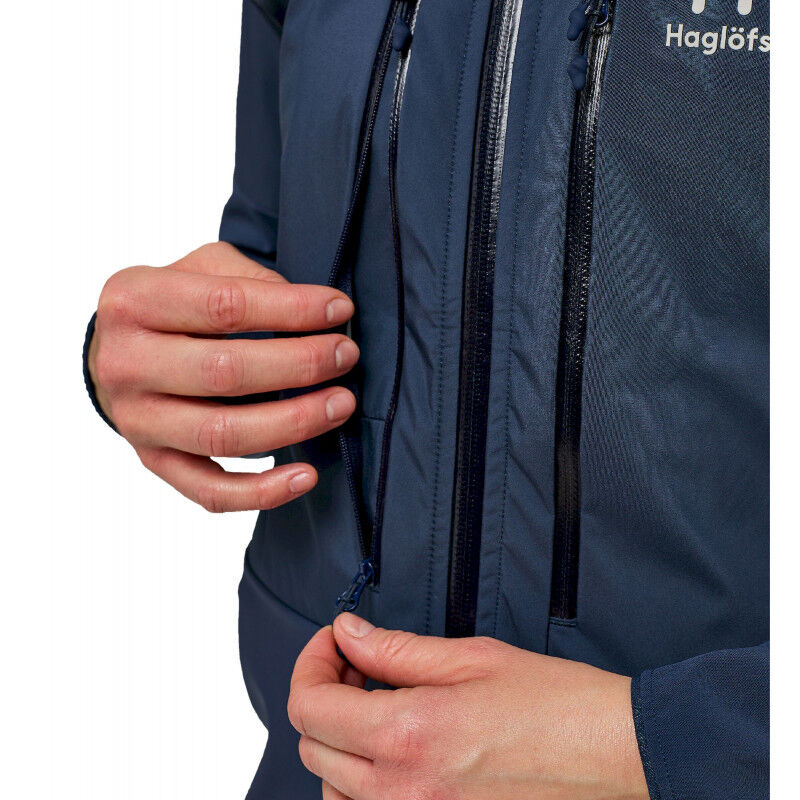 Haglöfs L.I.M Hybrid Touring Hood - Veste imperméable femme | Hardloop