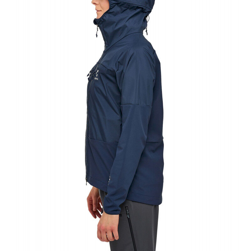 Haglöfs L.I.M Hybrid Touring Hood - Veste imperméable femme | Hardloop