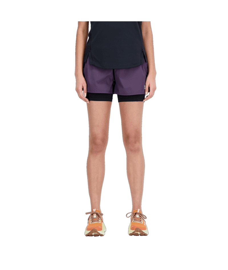 New Balance Impact Trail AT 2In1 Short - Short trail femme | Hardloop