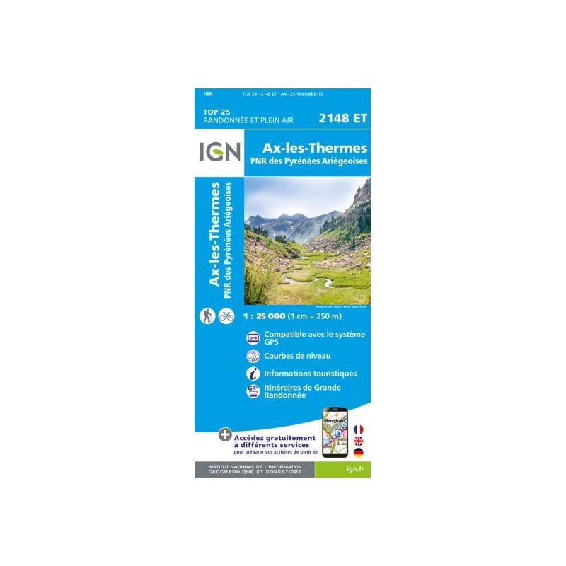 IGN Ax-Les-Thermes / PNR des Pyrénées-Ariégeoises