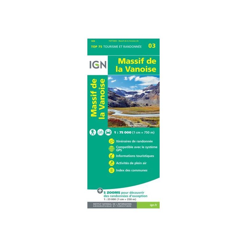 IGN Massif De La Vanoise