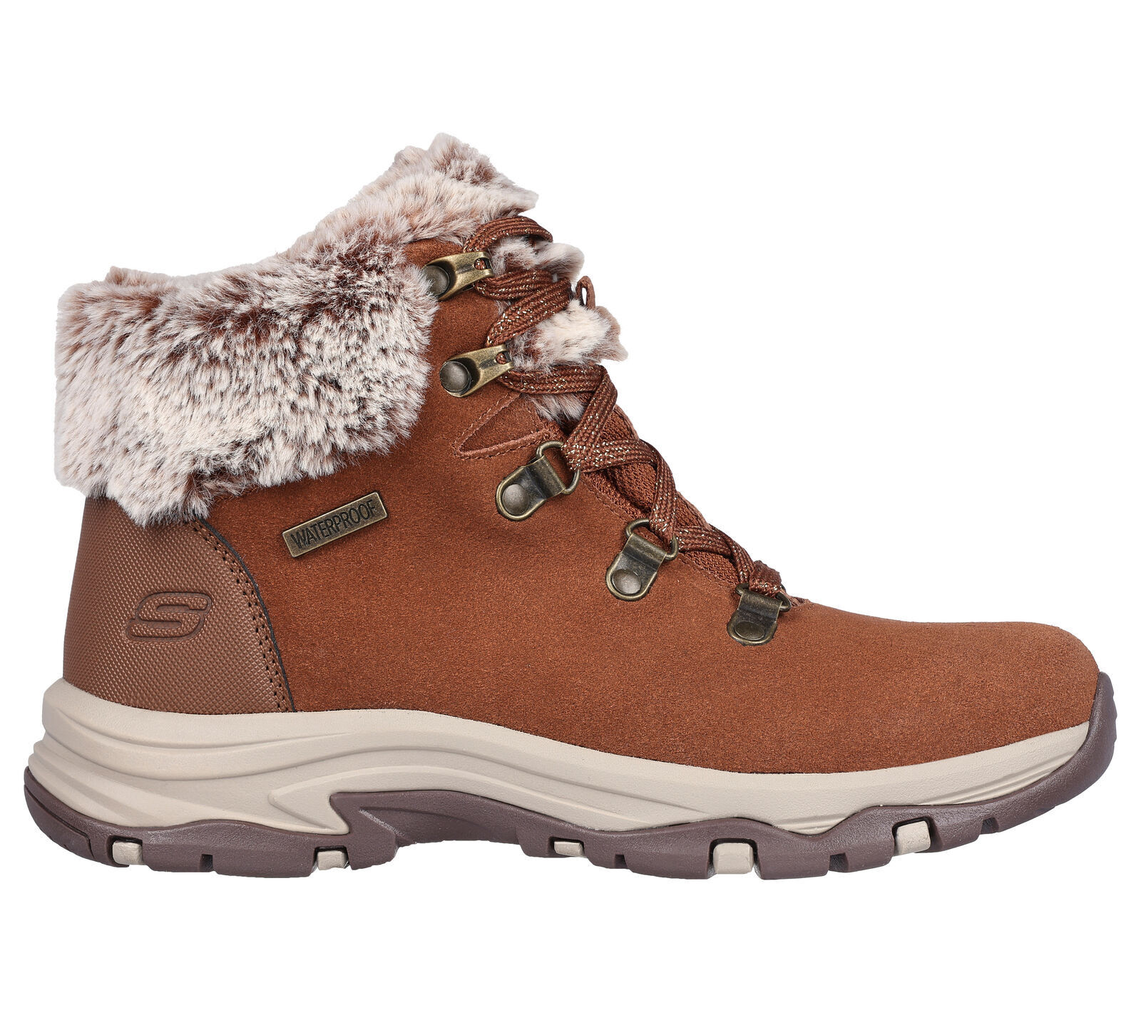 Skechers leren dames discount wandelschoenen