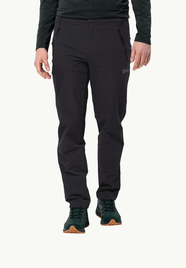 Jack Wolfskin Glastal Winter Pants - Pánské softshellové kalhoty | Hardloop