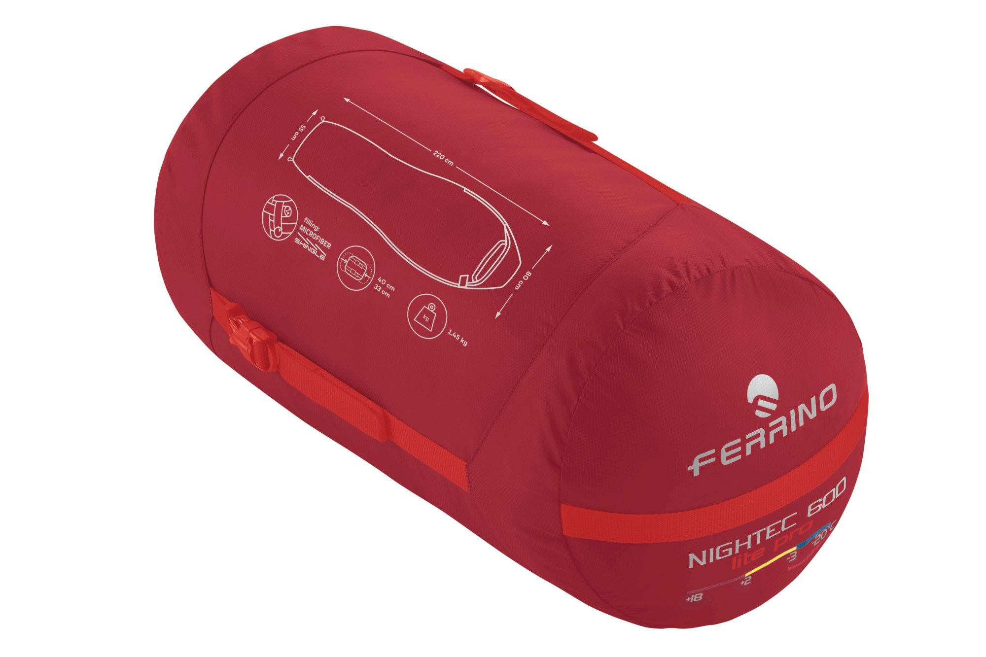 Ferrino Schlafsack ‚Travel‘ – Leicht, Isolierend, Als Decke Nutzbar | 140x70 Cm, 1 Kg