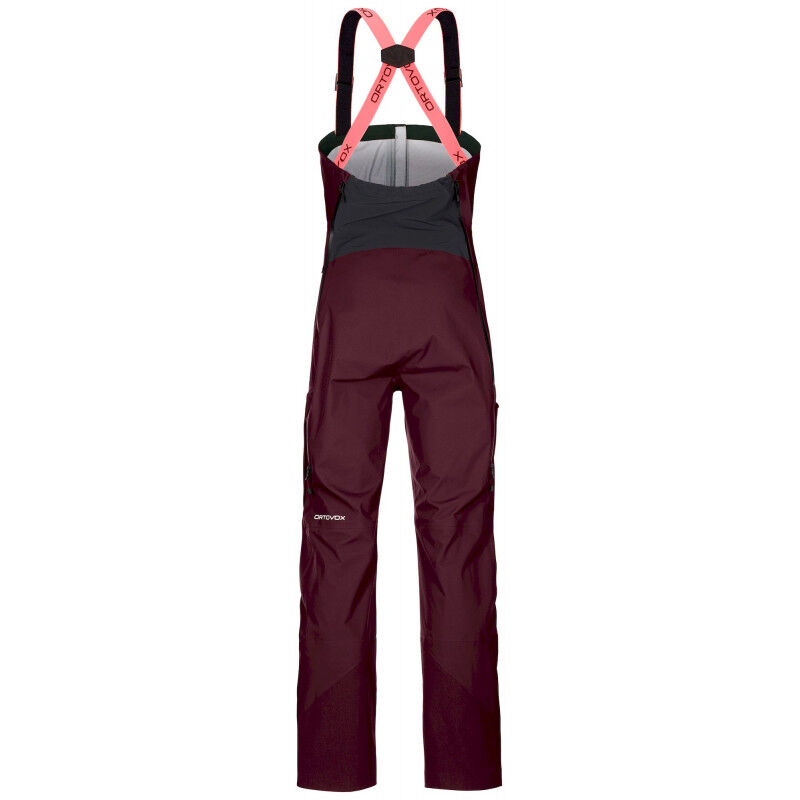 Ortovox 3L Deep Shell Bib Pants - Dámské lyžařské kalhoty s laclem | Hardloop