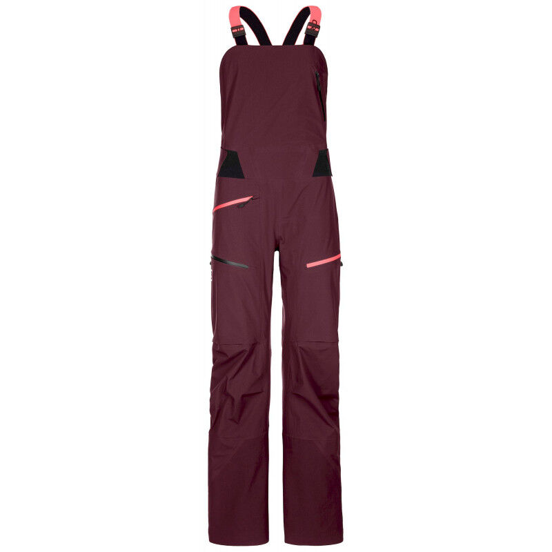 Ortovox 3L Deep Shell Bib Pants - Dámské lyžařské kalhoty s laclem | Hardloop