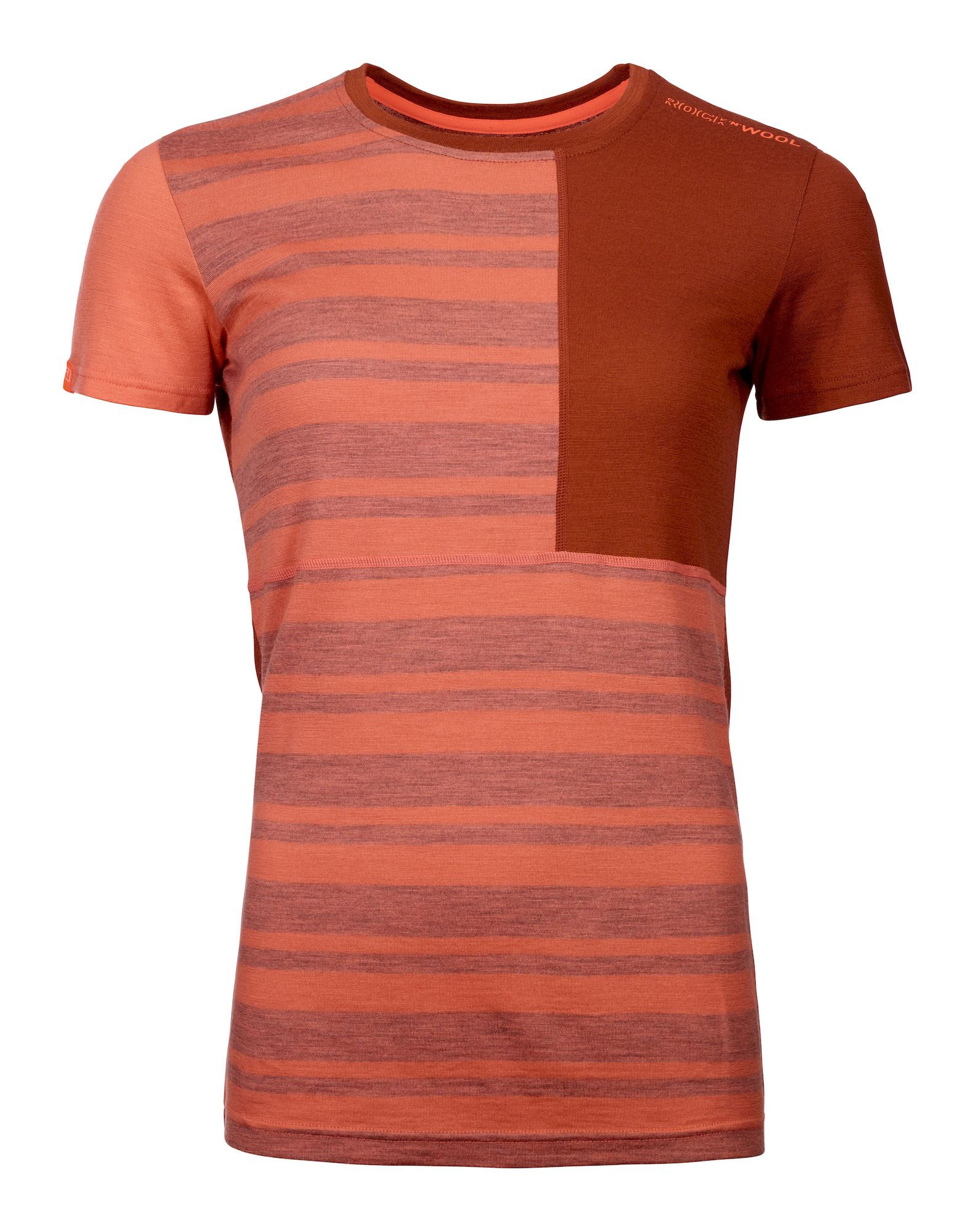 Ortovox 185 Rock'N'Wool Short Sleeve - Merino-shirt - Damer | Hardloop