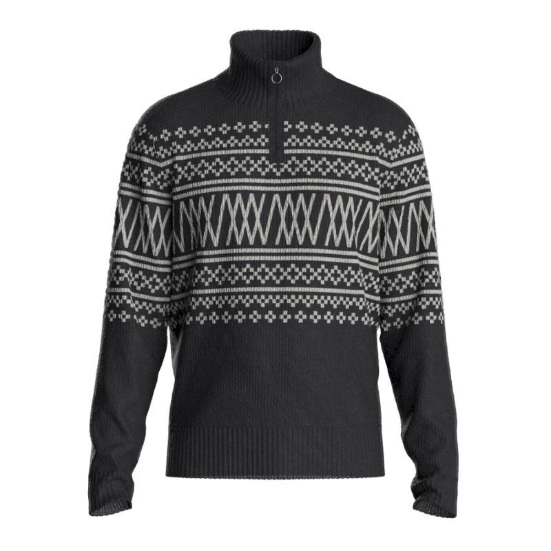 Setesdal Zip Up Pullover Merino jumper Men s