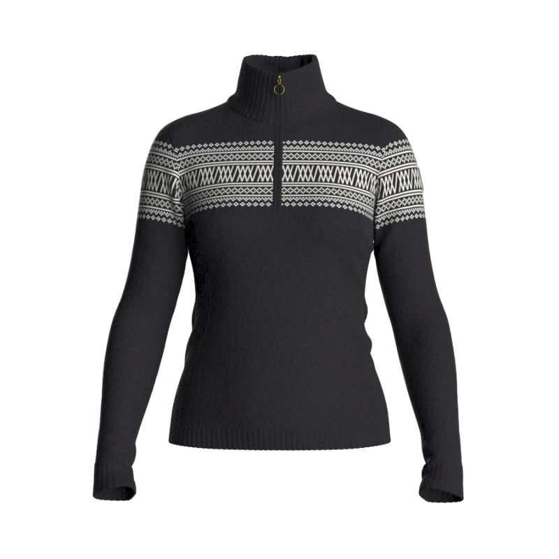 Signature Zip Up - Suéter de lã merino mulher