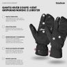 GripGrab Nordic 2 Windproof Deep Winter Lobster Gloves - Luva de ciclismo | Hardloop