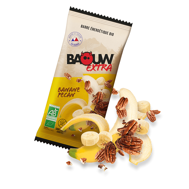 Baouw Banane-Pécan - Energierepen | Hardloop