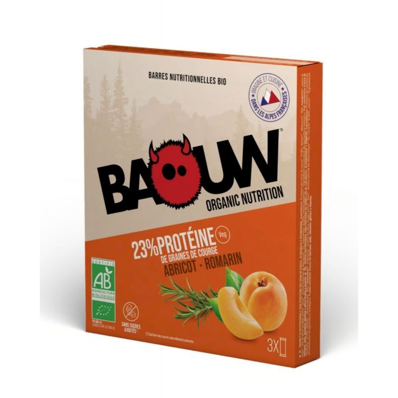 Baouw Protéinée Abricot-Romarin x 3 - Energy bar | Hardloop