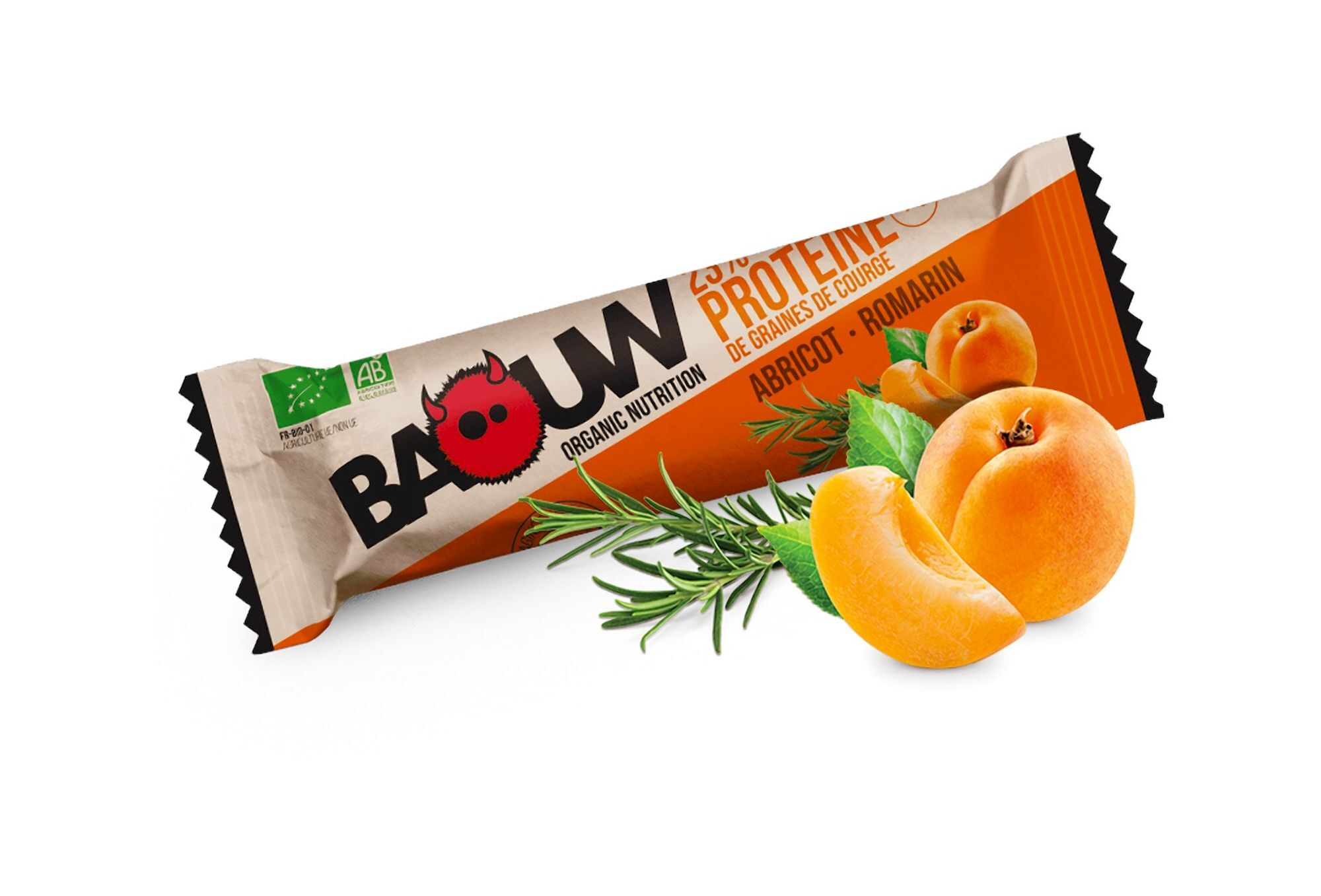 Baouw Protéinée Abricot-Romarin x 3 - Energy bar | Hardloop