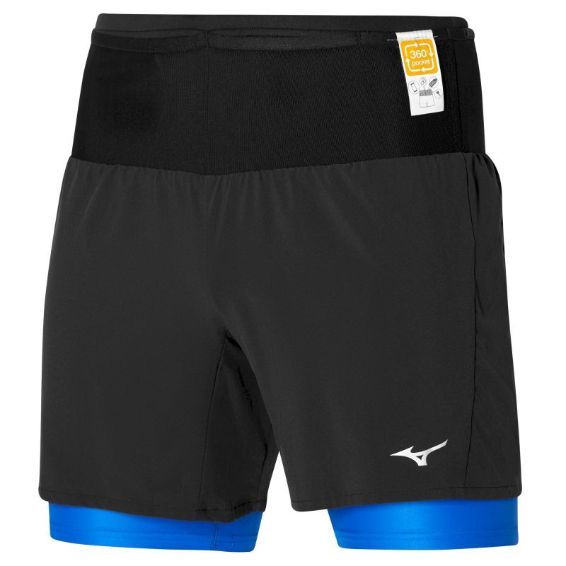 Mizuno Multi Pocket 7.5 2In1 Short - Running shorts - Men's