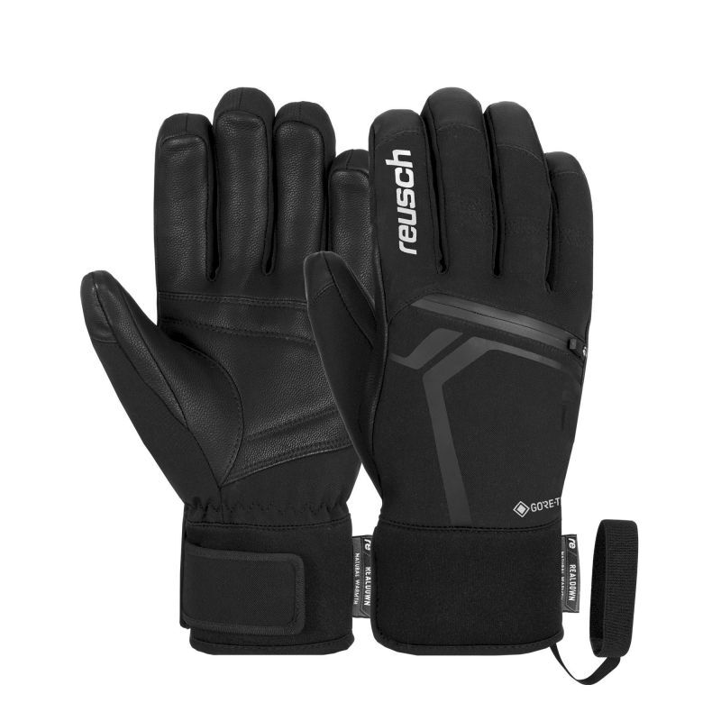 Reusch Snow King Gants De Ski Homme - Coupe-Vent, Respirants Et Chauds - Idéal Hiver Et Ski
