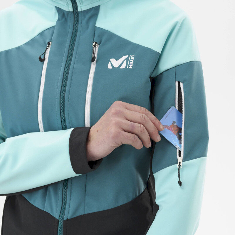 Millet M White Shield Jkt - Softshelljacka - Dam | Hardloop