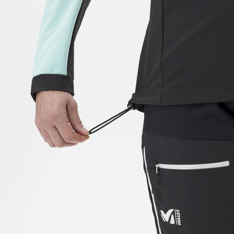Millet M White Shield Jkt - Softshelljack - Dames | Hardloop