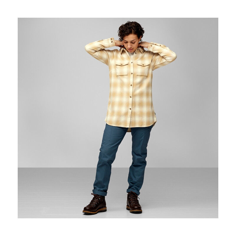 Fjällräven Övik Twill Shirt LS - Overhemd - Dames | Hardloop