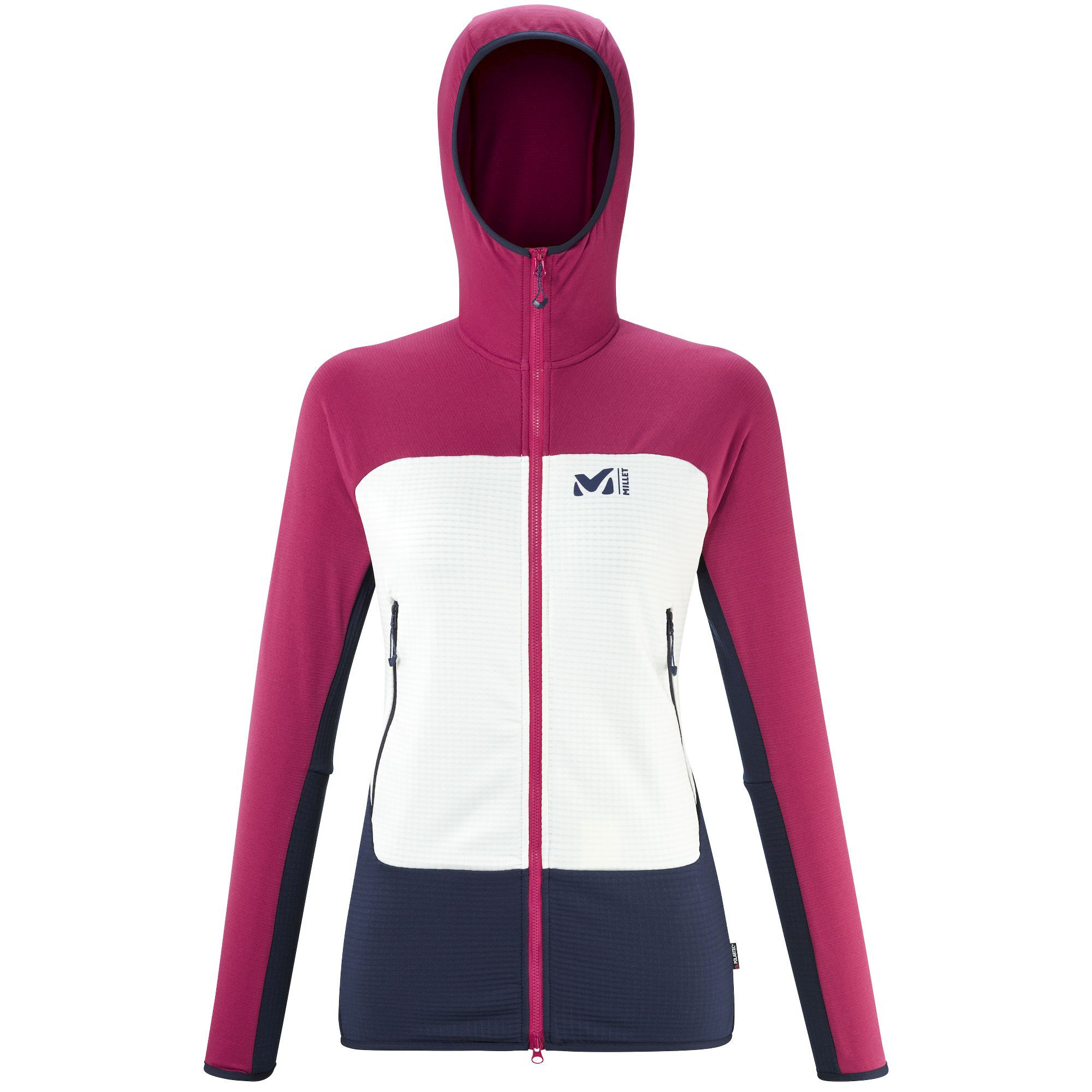Millet Fusion Grid Hoodie - Forro polar - Mujer