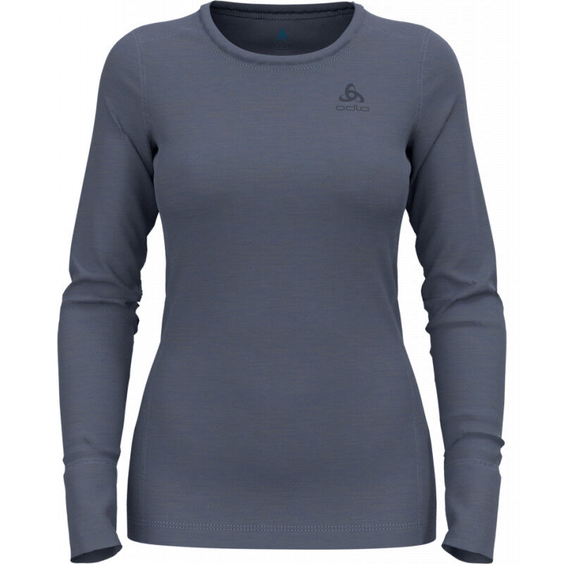 Odlo Merino Crew Neck L S Merino Undert J Damer Hardloop