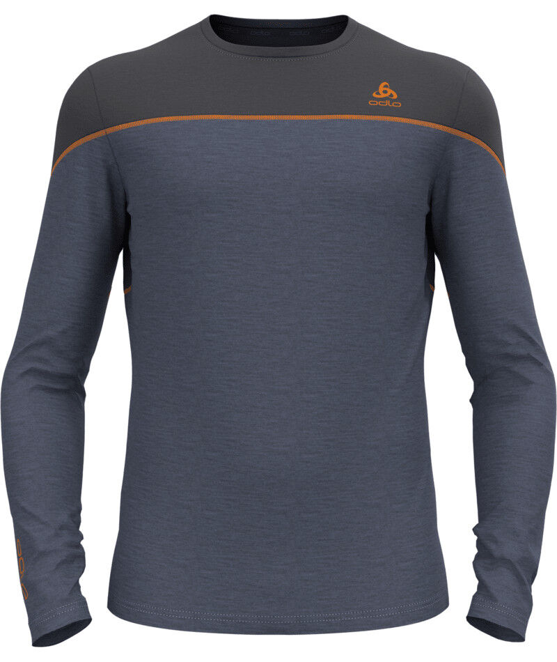 Odlo Revelstoke Performance Wool Warm L/S - Maillot thermique homme | Hardloop