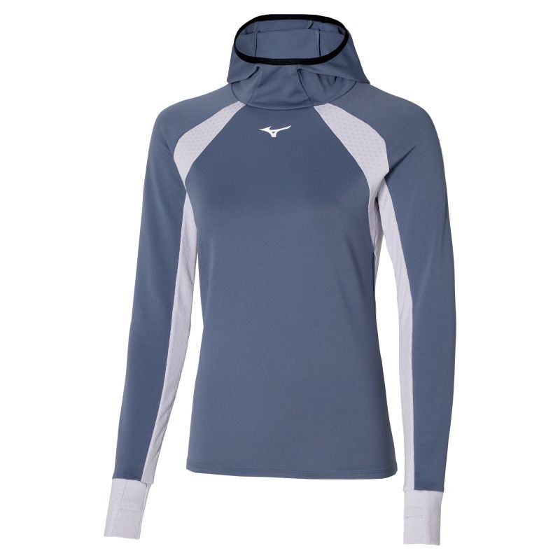Mizuno Warmalite Hooded LS Shirt - Koszulka damska | Hardloop