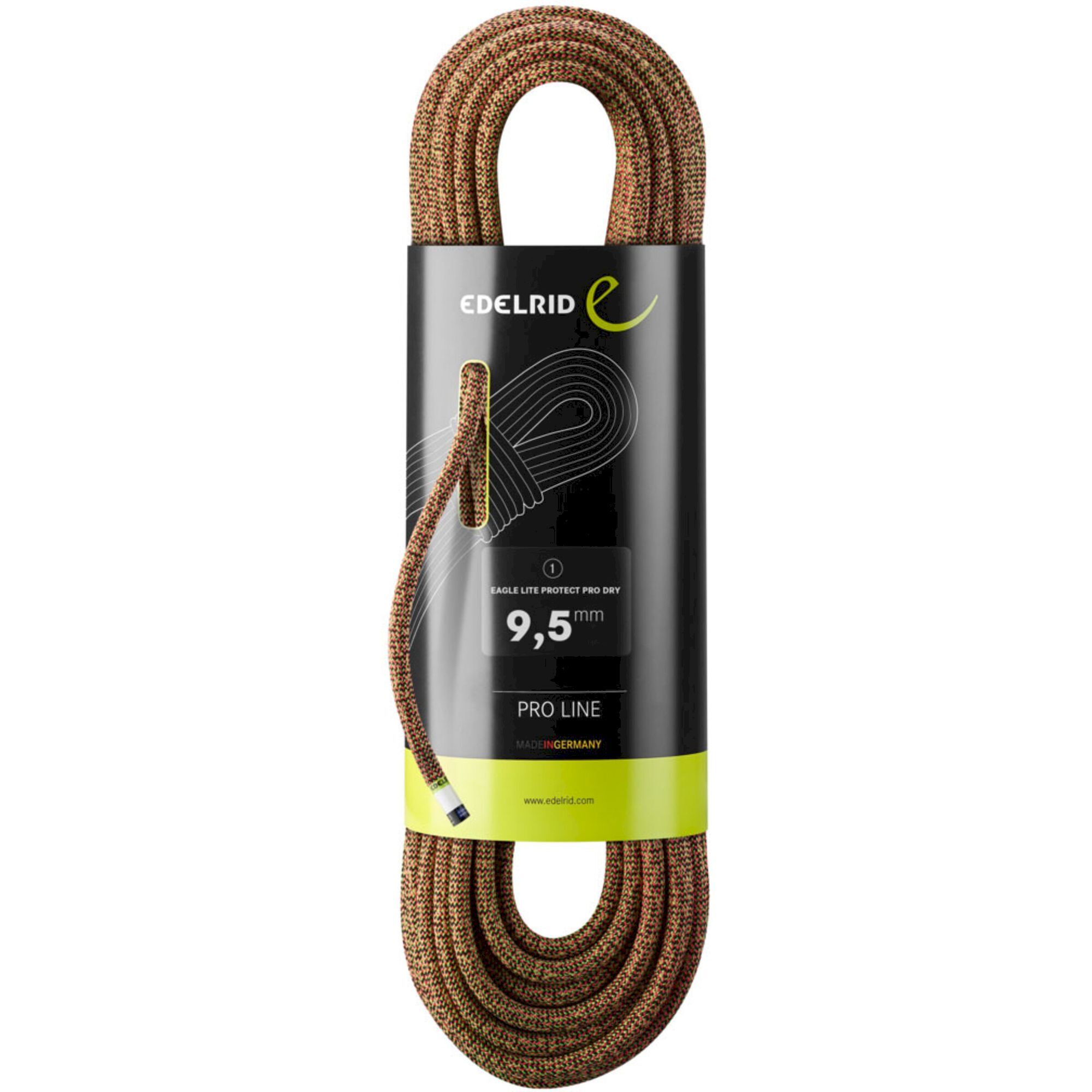 Edelrid Eagle Lite Protect Pro Dry 9,5 mm - Lezecké lano | Hardloop