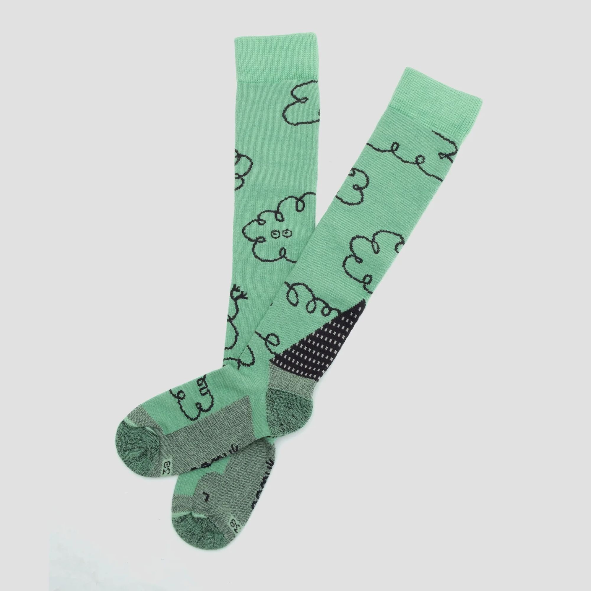Namuk Clouds Merino Ski Socks - Merino socks - Kid's | Hardloop