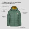 Namuk Glow Reversible PrimaLoft Jacket - Dětská péřova | Hardloop