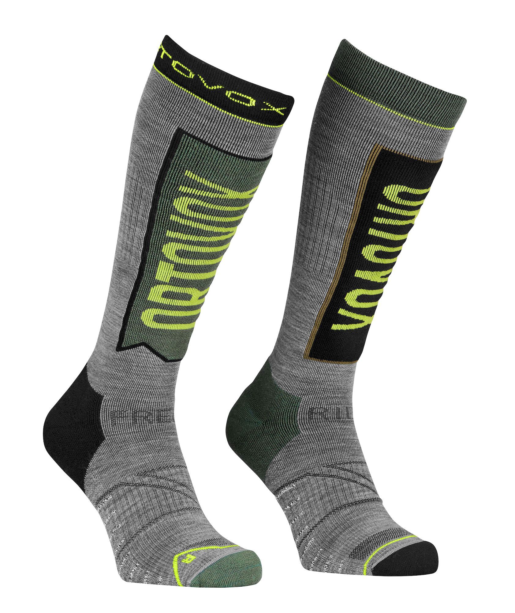 Ortovox Free Ride Long Socks - Pánské Lyžařské ponožky