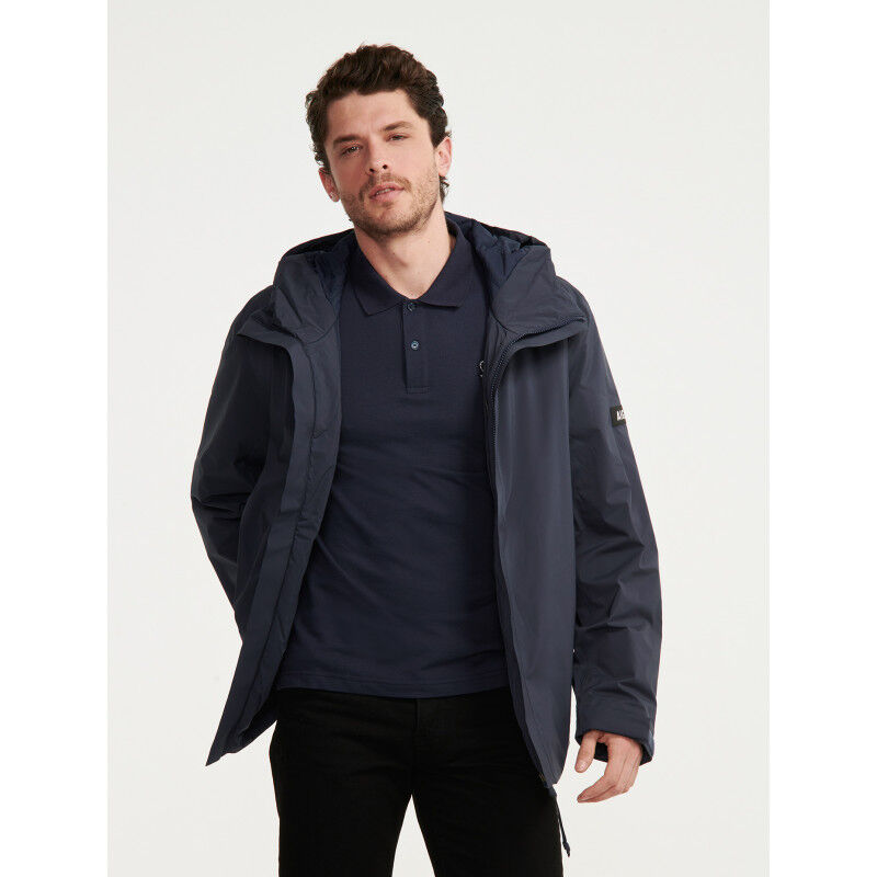 Aigle Mid-Length Hooded Dupont Sorona Quilted MTD Jacket - Jacka - Herr | Hardloop