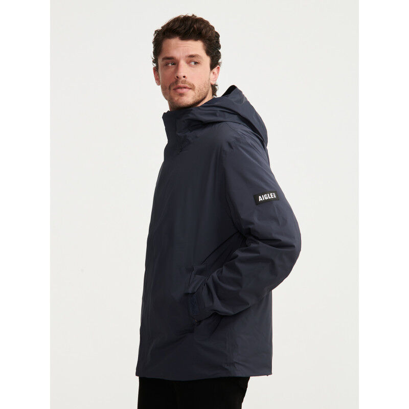 Aigle Mid-Length Hooded Dupont Sorona Quilted MTD Jacket - Jacka - Herr | Hardloop