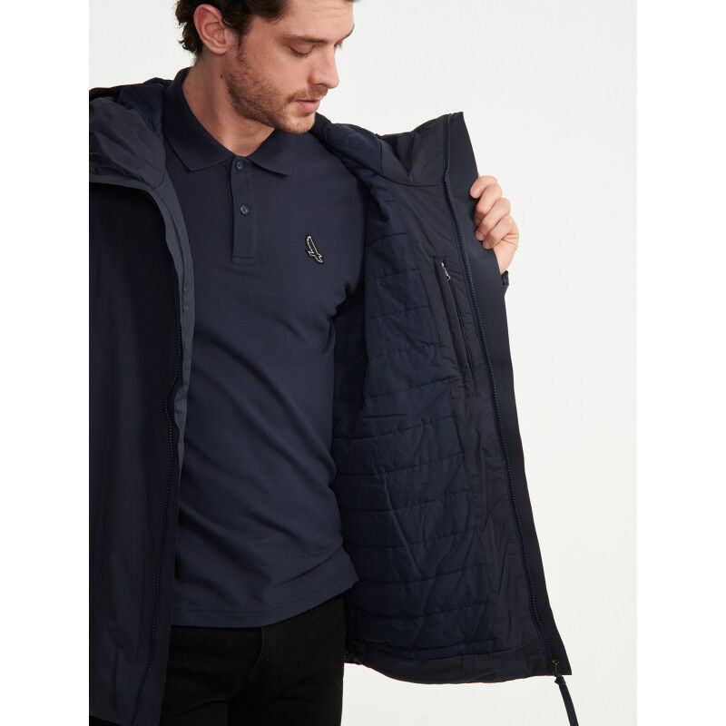 Aigle Mid-Length Hooded Dupont Sorona Quilted MTD Jacket - Takki - Miehet | Hardloop