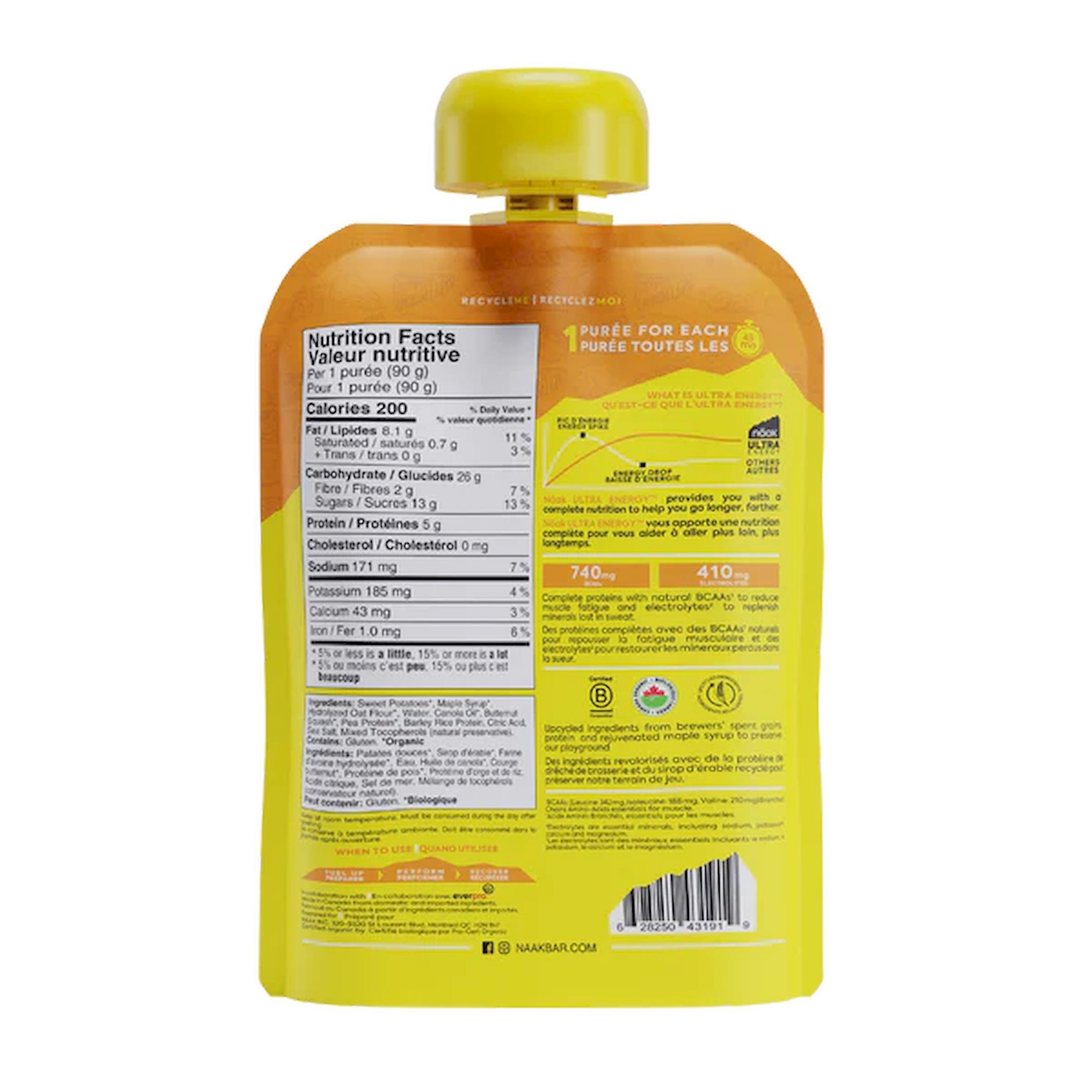 Näak Ultra Energy Purée - Energetyczny kompot owocowy | Hardloop