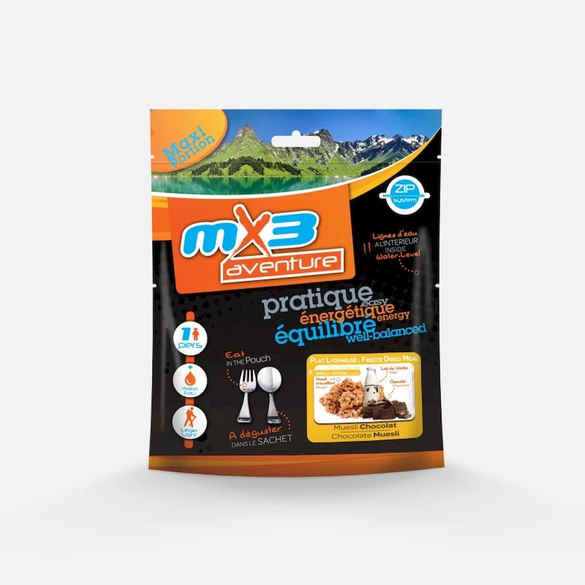 Mx3 Nutrition Chocolate Muesli - Vriesdroogmaaltijd | Hardloop