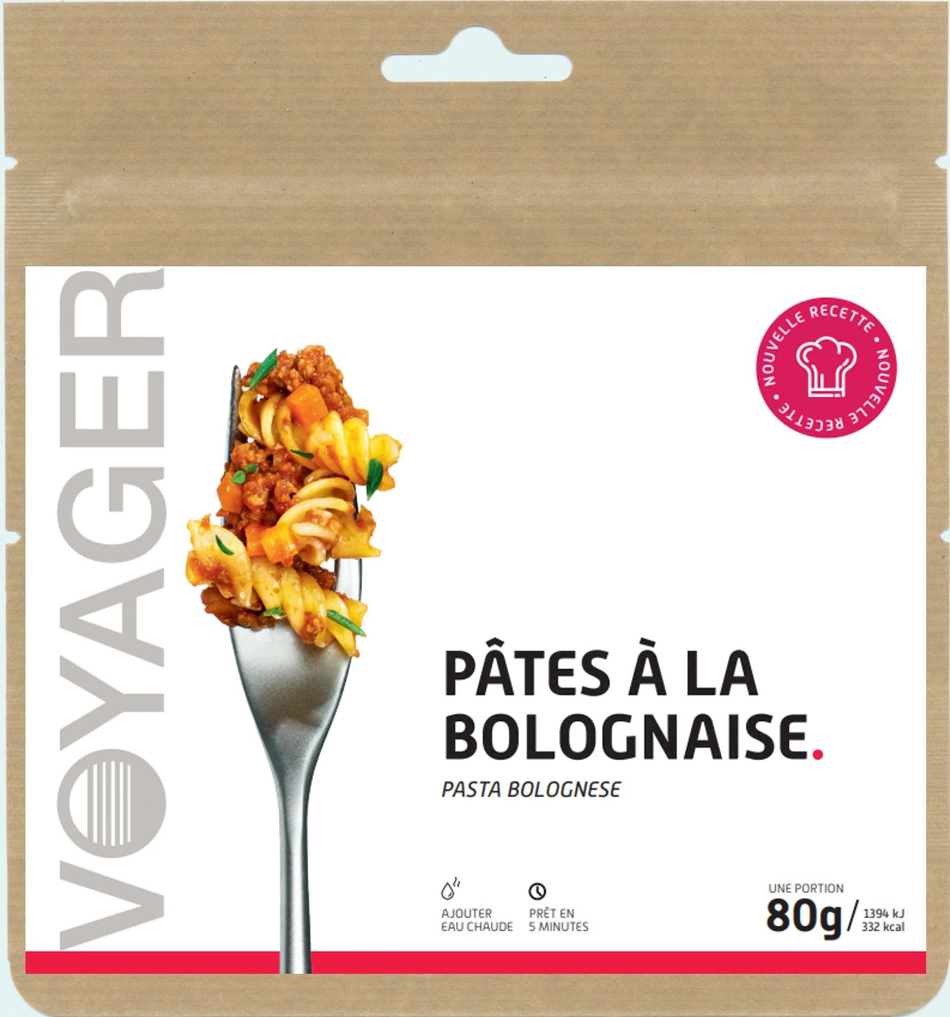 Voyager Nutrition Pasta Bolognese - Frysetørret mad | Hardloop