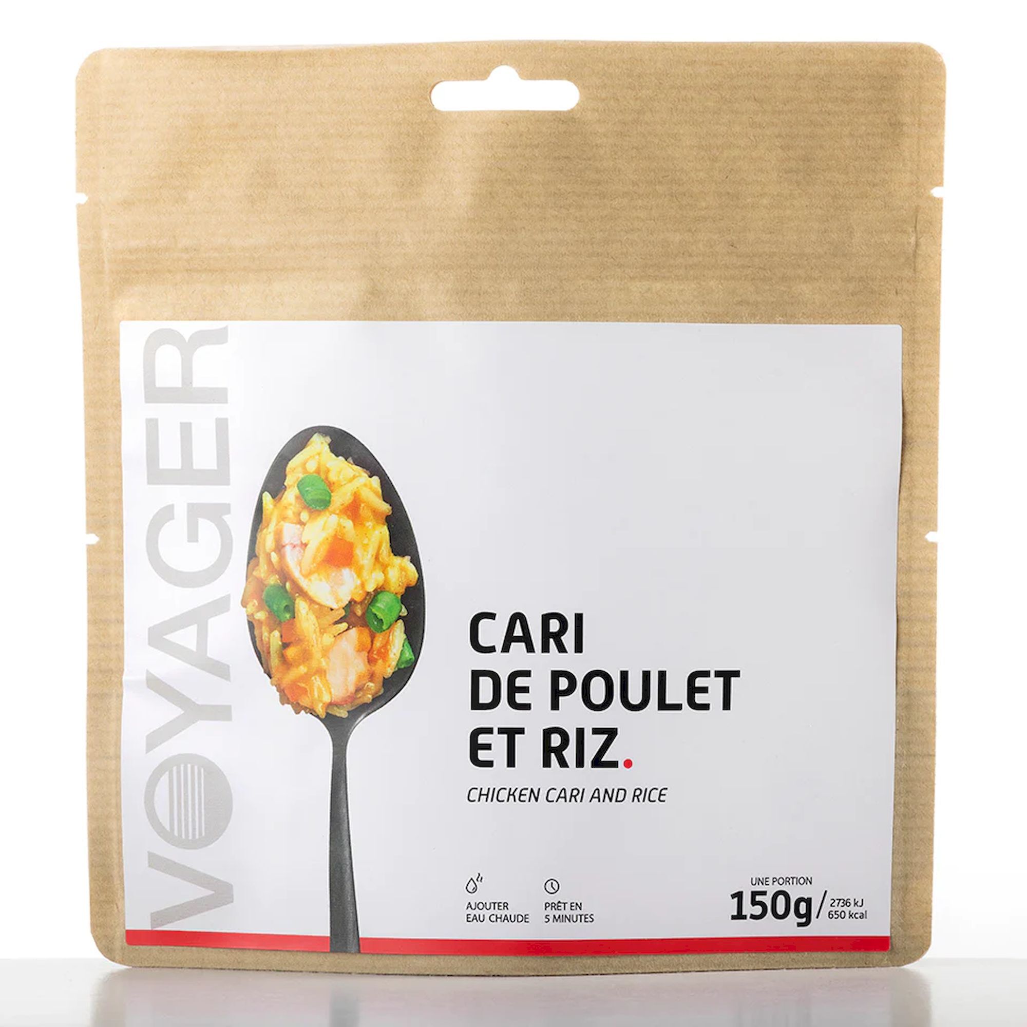 Voyager Nutrition Chicken Cari and Rice - Vriesdroogmaaltijd | Hardloop