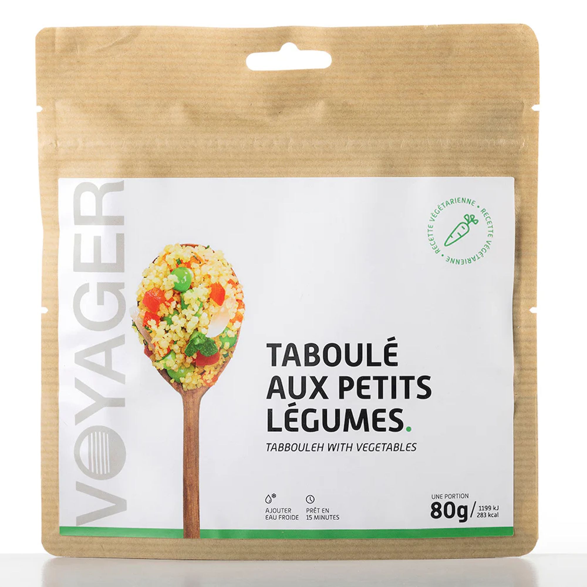 Voyager Nutrition Tabbouleh with Vegetables - Repas lyophilisé | Hardloop