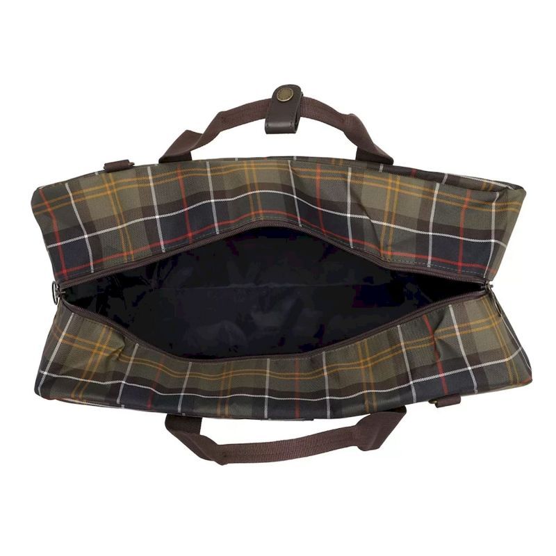 Barbour shadow tartan hot sale explorer holdall bag